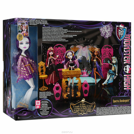 MONSTER HIGH Школа монстров. Игровой набор "13 Желаний. Монстростическая вечеринка"