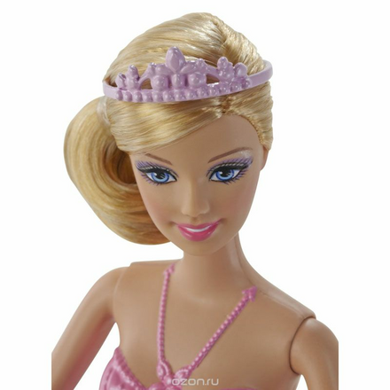 Barbie Кукла Балерина, цвет: розовый, бирюзовый