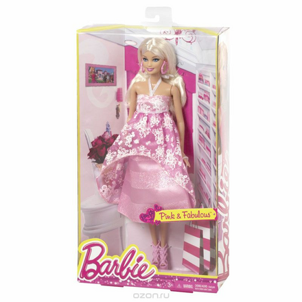 Barbie Кукла Барби в розовом вечернем платье