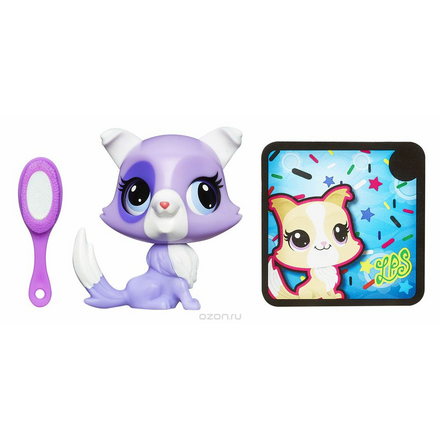 Фигурка Littlest Pet Shop "Зверюшка", с волшебным механизмом, в ассортименте