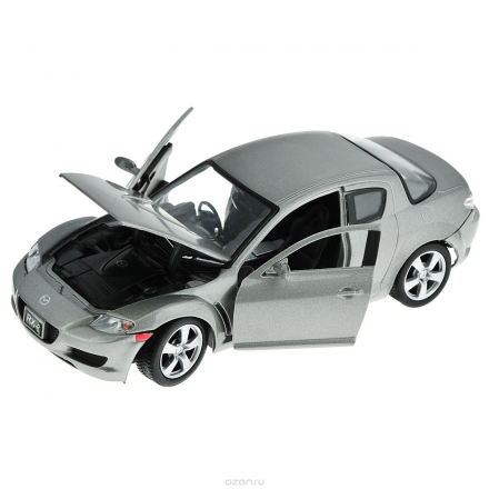 Коллекционная модель MotorMax "Mazda RX-8", цвет: серый. Масштаб 1/24