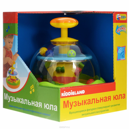 Развивающая игрушка Kiddieland "Музыкальная юла"