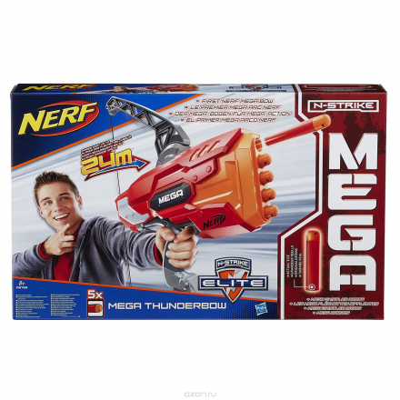 Nerf Лук "Mega Thunderbow", со стрелами