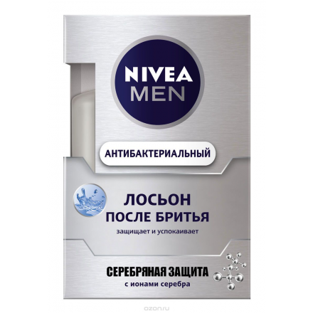 NIVEA MEN Лосьон после бритья "Серебряная защита", 100 мл