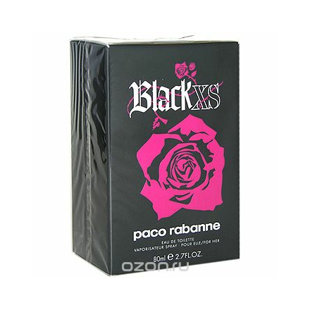 Paco Rabanne "Black XS For Her". Туалетная вода, 80 мл