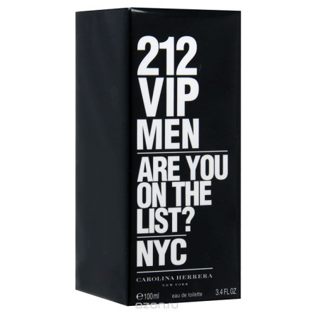 Carolina Herrera "212 VIP Men". Туалетная вода, 100 мл