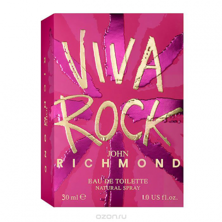 John Richmond "Viva Rock". Туалетная вода, 30 мл