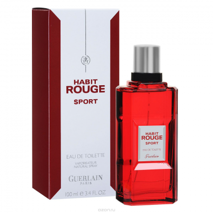 Guerlain Туалетная вода "Habit Rouge Sport", мужская, 100 мл