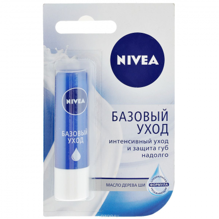 Nivea Бальзам для губ "Базовый уход", с маслом дерева Ши