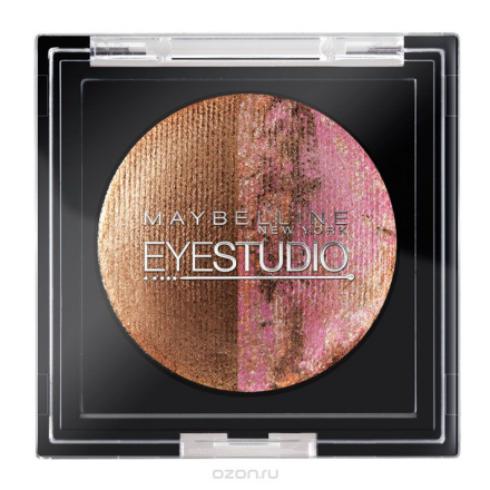 Maybelline New York Тени для век "EyeStudio Cosmic Duo", оттенок 62, Шоколадный мокко, 2,5 г