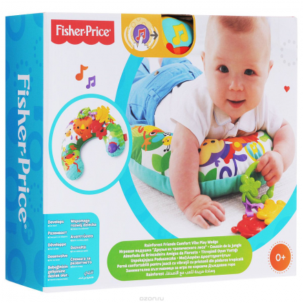 Fisher-Price Подушка игровая Друзья из тропического леса. CDR52