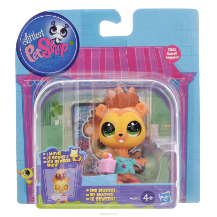 Littlest Pet Shop Фигурка "Зверюшка с волшебным механизмом: Russell Ferguson"