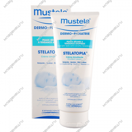 Mustela Stelatopia Крем-эмульсия увлажняющая 200 мл.