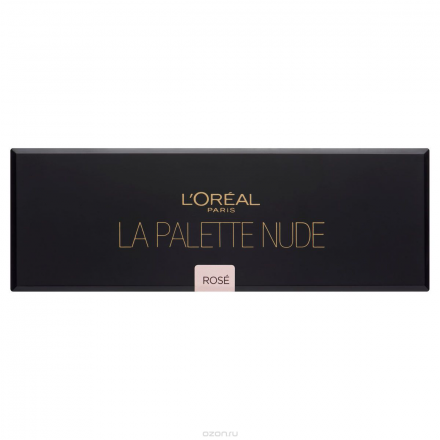 L'Oreal Paris Палетка теней для глаз "La Palette Nude, Color Riche", оттенок 002, Rose 10 оттенков