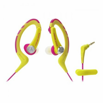 Наушники Audio-Technica ATH-SPORT1 YP Yellow-Pink