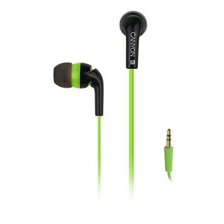 Наушники Canyon Fashion Earphones Green CNS-CEP2G