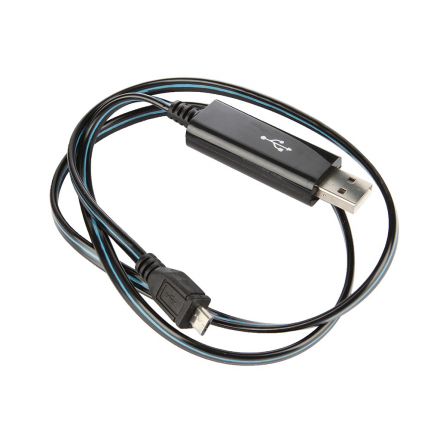 Аксессуар Onext USB 2.0 A/M to micro-B/M 1m Black-Blue 60213