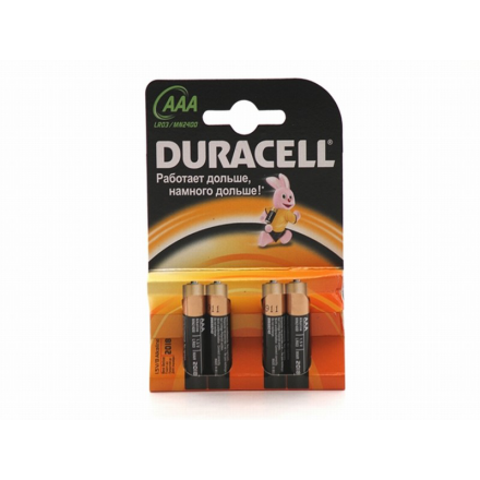 Батарейки DURACELL Basic AAA 1.5V LR03 /10шт./81417086 (933573)