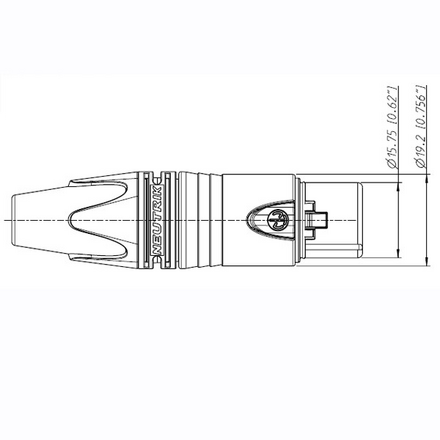 Разъем XLR Neutrik NC3FXX-BAG