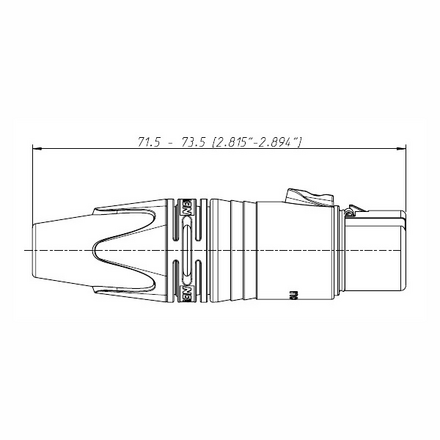 Разъем XLR Neutrik NC3FXX