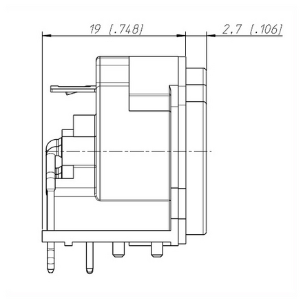 Терминал XLR Neutrik NC4MAH