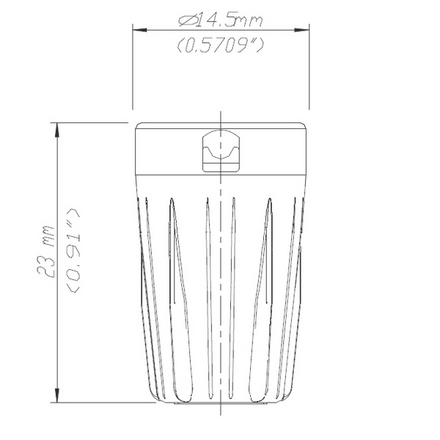 Защитный колпачок Neutrik BST-BNC-7 Violet