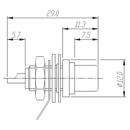 Терминал RCA Neutrik Rean NYS 367-5 Green