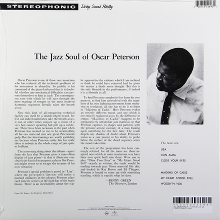 OSCAR PETERSON OSCAR PETERSON - JAZZ SOUL OF OSCAR PETERSON