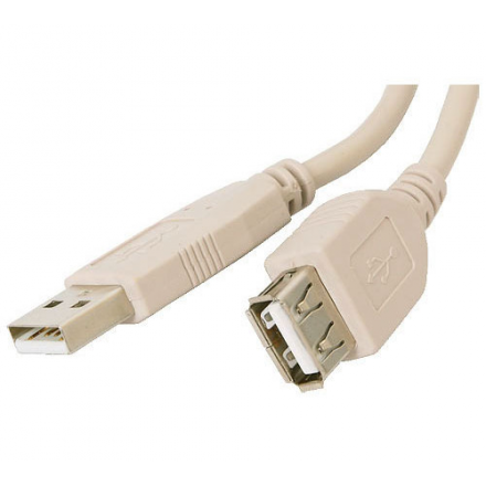 Аксессуар ATcom USB 2.0 AM/AF 0.8m White AT3788