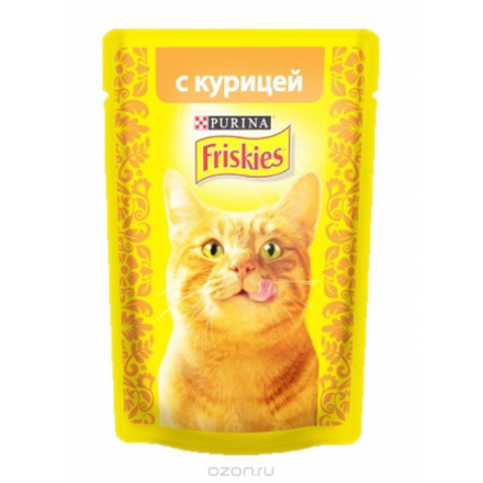 Консервы для кошек "Friskies", с курицей, 85 г