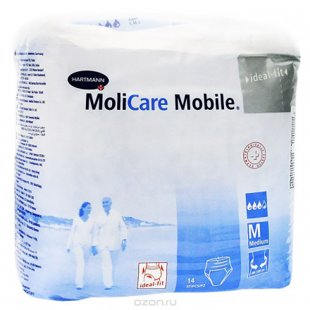 Трусы при недержании "Molicare Mobile", M (medium), 14 шт