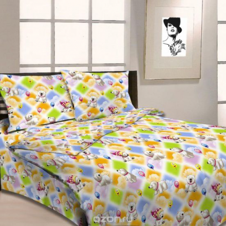 Комплект детского постельного белья Letto ясли BG08 40*60