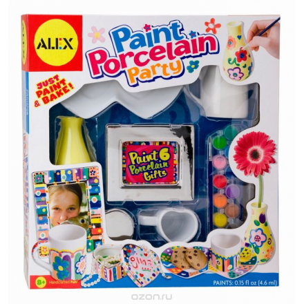 Набор для раскрашивания Alex "Paint Porcelain Party"