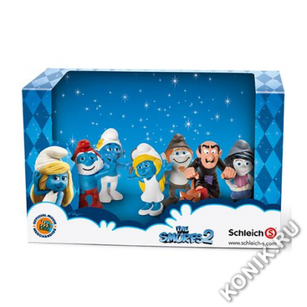 Набор смурфов Кино Смурфики 2 (Schleich 41339)