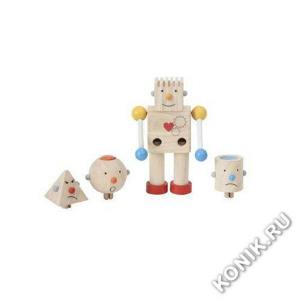 Деревянный конструктор Робот (Plan Toys 5183)