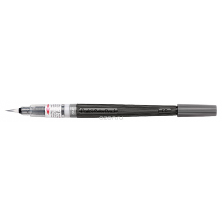 Кисть с краской Pentel "Colour Brush", цвет: серый