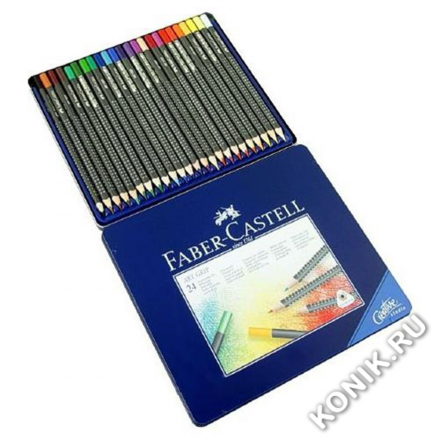 Карандаши цветные Art Grip, 24 цвета (Faber Castell 114324)