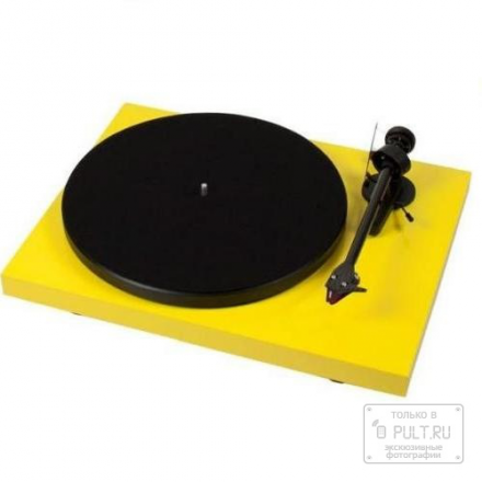 Проигрыватели виниловых дисков Pro-Ject Debut Carbon (DC) yellow (Ortofon OM10)