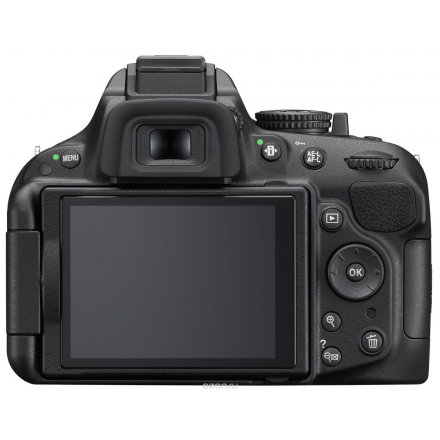 Nikon D5200 Kit 18-55 VR II + 55-300 VR, Black цифровая зеркальная фотокамера