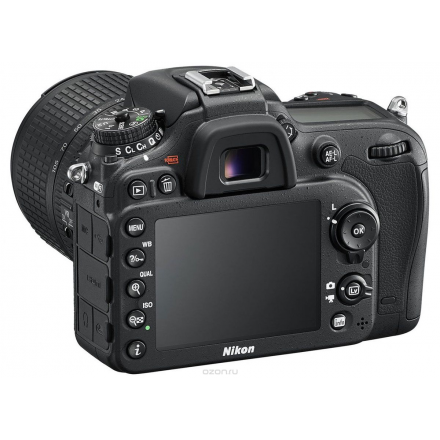 Nikon D7200 Kit 18-105 VR, Black цифровая зеркальная фотокамера