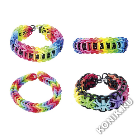 Резиночки для плетения браслетов Rainbow Loom, гелевые желтые (RAINBOW LOOM B0058)