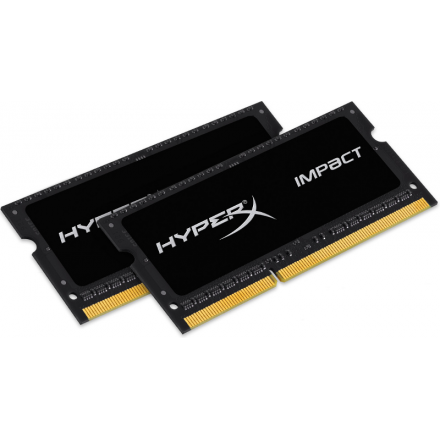 Модуль памяти Kingston HyperX Impact PC3-17000 SO-DIMM DDR3L 2133MHz CL11 -8Gb KIT (2x4Gb) HX321LS11IBK2/8