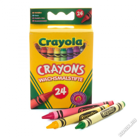 Набор из 24 восковых мелков (Crayola 0024C)