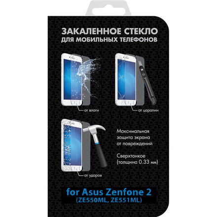 Защитные пленки для телефонов DF DF aSteel-10 для Asus Zenfone 2 ZE550ML/ZE551ML