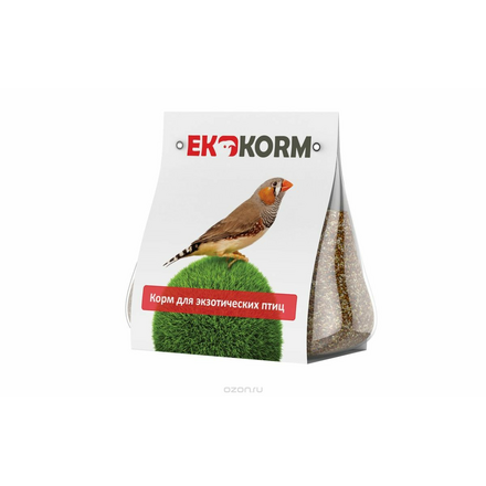 Полнорационный корм для экзотических птиц Ekkorm, 400 г