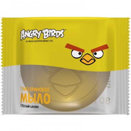 Мыло глицериновое Angry Birds 200 мл. (с 6 лет) Спелый банан Мыло глицериновое Angry Birds 200 мл. (с 6 лет) Спелый банан