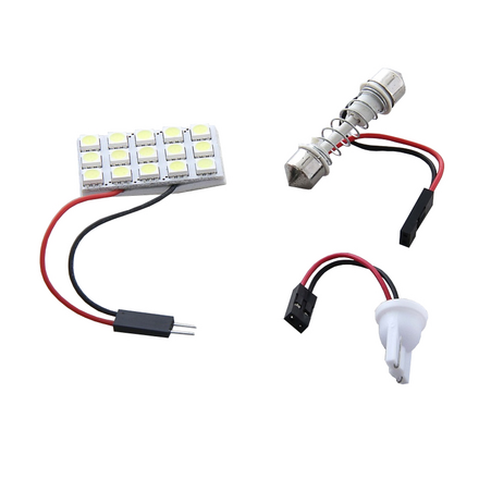 Светодиодная лампа Luazon C5W(SV8) T10 15 SMD-5050 118343