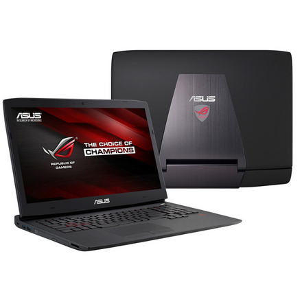 Ноутбук ASUS G751JT 90NB06M1-M04250 Intel Core i7-4850HQ 2.3 GHz/16384Mb/1000Gb + 128Gb SSD/DVD-RW/nVidia GeForce GTX 970M 3072Mb/Wi-Fi/Bluetooth/Cam/17.3/1920x1080/Windows 10 64-bit