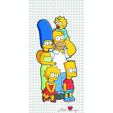 Детское Полотенце Mona Liza Mona Liza Детское полотенце Семейка Simpsons (70х140 см)