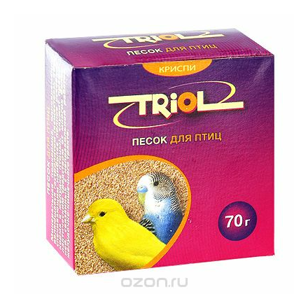 Минеральная подкормка для птиц Triol "Песок", 70 г